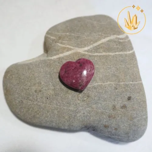 Coeur Rhodonite 3-3,5cm