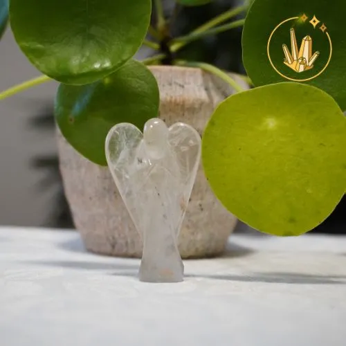 Ange Cristal de Roche 5cm