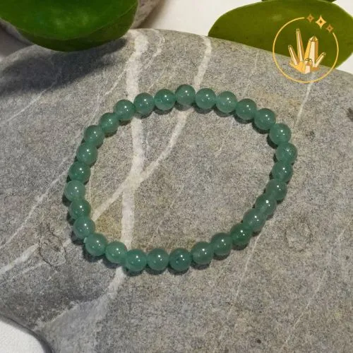 Bracelet Aventurine verte 6mm