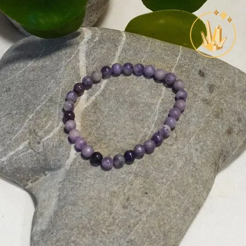 Bracelet Lépidolite 6mm
