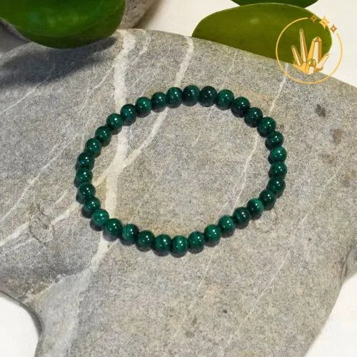 Bracelet Malachite 6mm