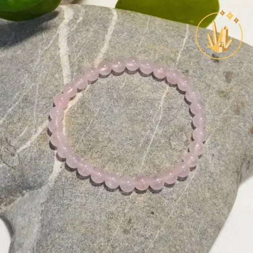 Bracelet Quartz Rose 6mm