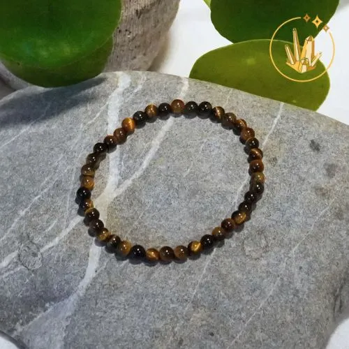 Bracelet Oeil de tigre 4mm